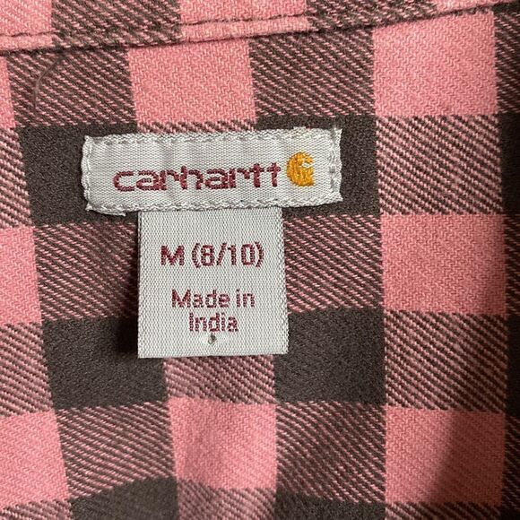 CARHARTT Pink Checkered Flannel Shirt - Picture 2 of 6